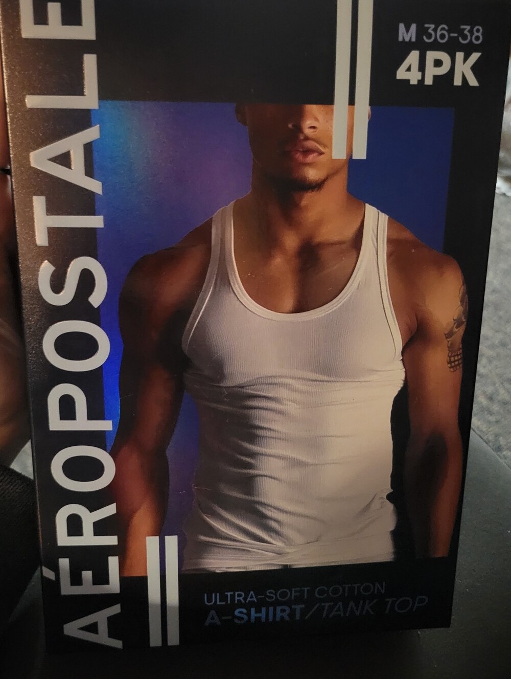 Aeropostale Men’s Tank Top - Ultra-Soft Cotton 4 Pk